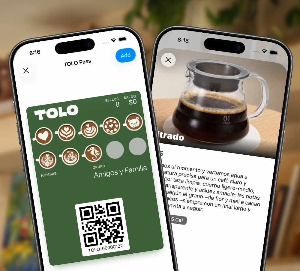 Commandez à l'avance avec l'app TOLO